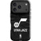 NBA Utah Jazz Black Animal Print iPhone 18 Pro Impact Case