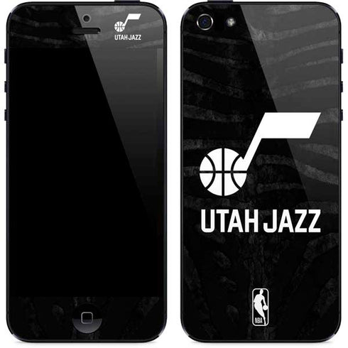 NBA Utah Jazz Black Animal Print iPhone 5/5s/5SE Skin