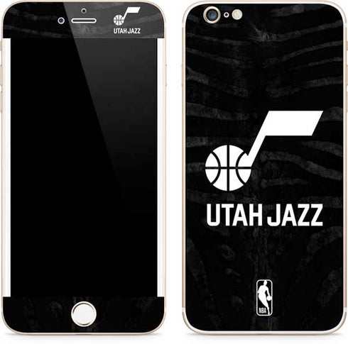 NBA Utah Jazz Black Animal Print iPhone 6/6s Plus Skin