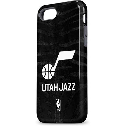NBA Utah Jazz Black Animal Print iPhone 7 Pro Case