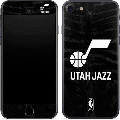 NBA Utah Jazz Black Animal Print iPhone 7 Skin