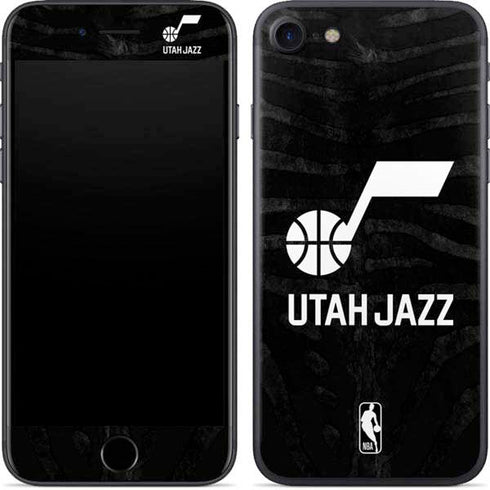 NBA Utah Jazz Black Animal Print iPhone SE (2nd & 3rd Gen) Skin