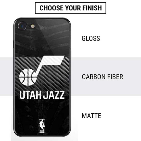 NBA Utah Jazz Black Animal Print iPhone SE (2nd & 3rd Gen) Skin