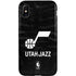 NBA Utah Jazz Black Animal Print iPhone X Pro Case