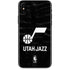 NBA Utah Jazz Black Animal Print iPhone X Skin
