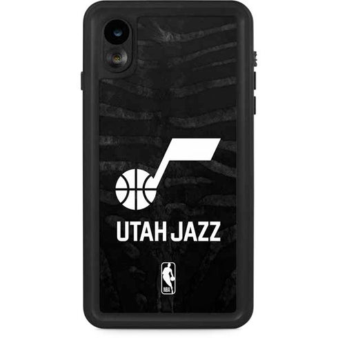 NBA Utah Jazz Black Animal Print iPhone Cases