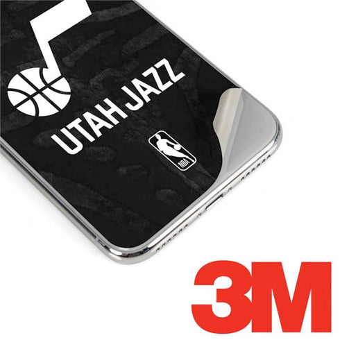 NBA Utah Jazz Black Animal Print iPhone XS Max Skin
