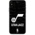 NBA Utah Jazz Black Animal Print iPhone XS Skin