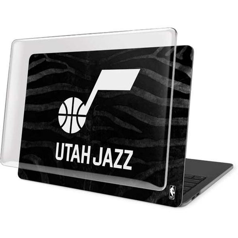 NBA Utah Jazz Black Animal Print MacBook Pro 13in (2020) Case plus Skin