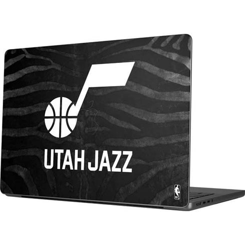 NBA Utah Jazz Black Animal Print MacBook Pro 14in (2021-24) Skin