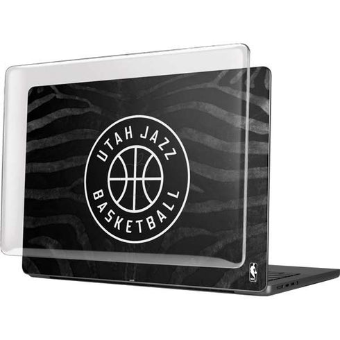 NBA Utah Jazz Black Animal Print MacBook Pro 14in (2021-24) Case plus Skin