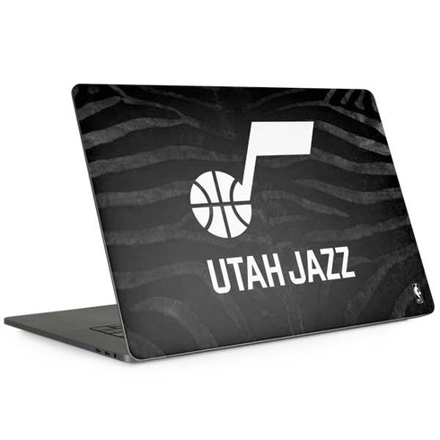 NBA Utah Jazz Black Animal Print MacBook Skins