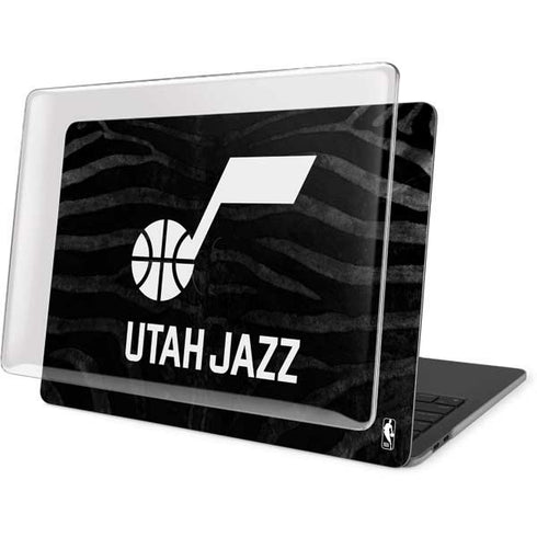 NBA Utah Jazz Black Animal Print MacBook Pro 15in (2016-19) Case plus Skin