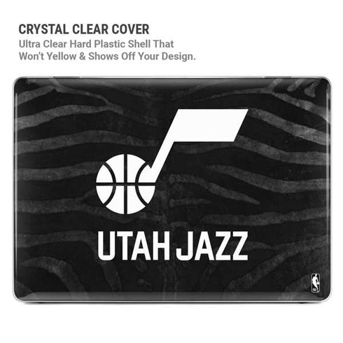NBA Utah Jazz Black Animal Print MacBook Pro 15in (2016-19) Case plus Skin