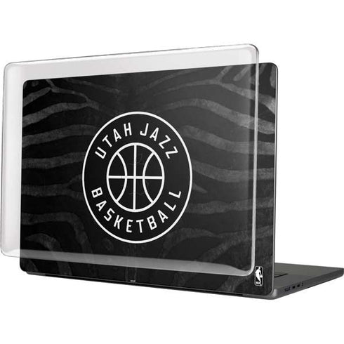 NBA Utah Jazz Black Animal Print MacBook Cases