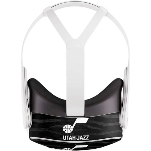 NBA Utah Jazz Black Animal Print Meta Quest 3S Skin