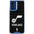NBA Utah Jazz Black Animal Print Moto G 5G (2024) Clear Case