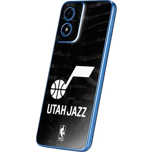 NBA Utah Jazz Black Animal Print Moto G Play 4G (2024) Skin