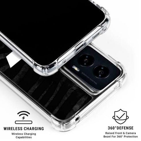 NBA Utah Jazz Black Animal Print Moto G Power 5G (2024) Clear Case
