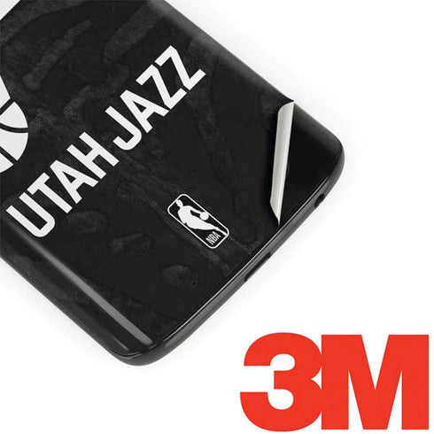 NBA Utah Jazz Black Animal Print Moto G6 Skin