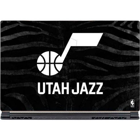 NBA Utah Jazz Black Animal Print MSI GS65 Stealth Laptop Skin