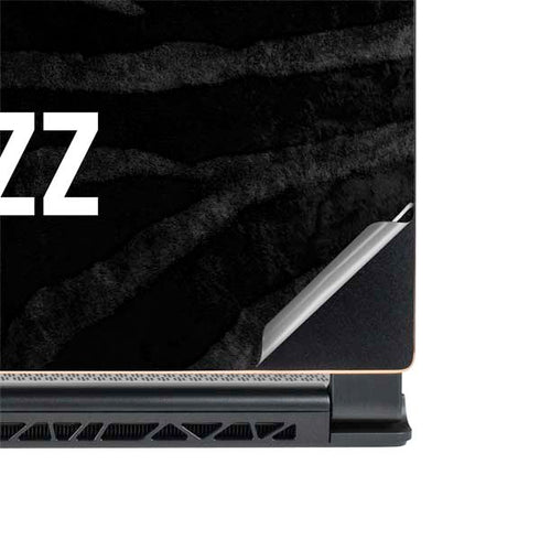 NBA Utah Jazz Black Animal Print MSI GS65 Stealth Laptop Skin