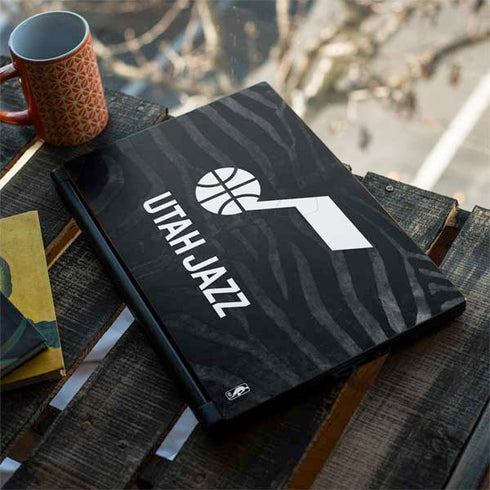 NBA Utah Jazz Black Animal Print MSI GS65 Stealth Laptop Skin