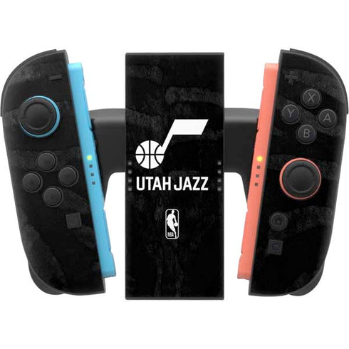 NBA Utah Jazz Black Animal Print Nintendo Switch 2 (2025) Joy-Con Controller Skin