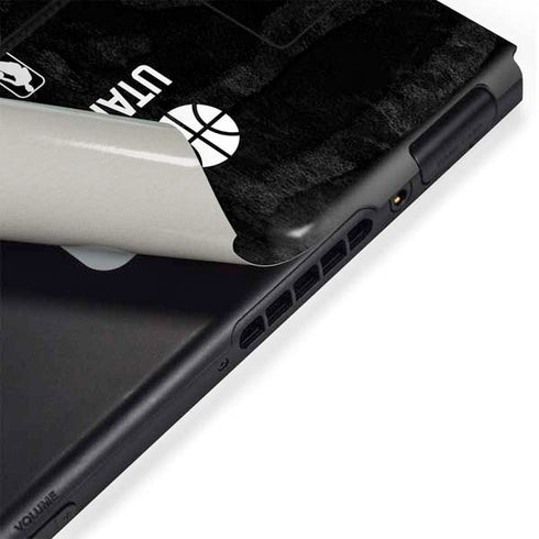 NBA Utah Jazz Black Animal Print Nintendo Switch Bundle Skin