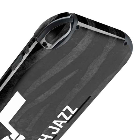 NBA Utah Jazz Black Animal Print Nintendo Switch Lite Skin