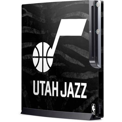 NBA Utah Jazz Black Animal Print Playstation 3 & PS3 Slim Skin
