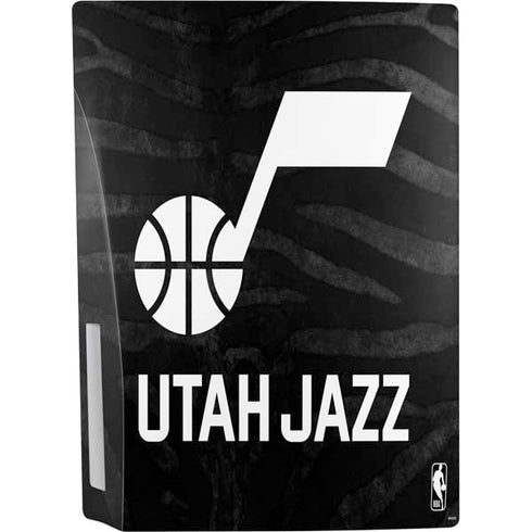 NBA Utah Jazz Black Animal Print PS5 Console Skin