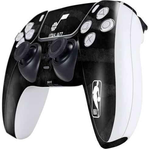 NBA Utah Jazz Black Animal Print PS5 Controller Skin