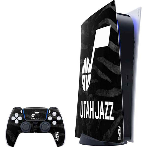 NBA Utah Jazz Black Animal Print PS5 Digital Edition Bundle Skin