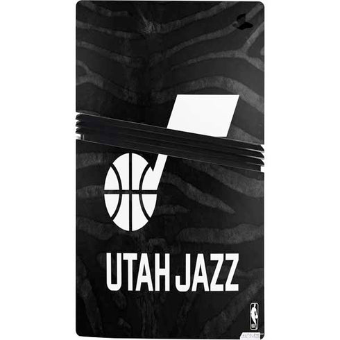 NBA Utah Jazz Black Animal Print PS5 Pro Bundle Skin