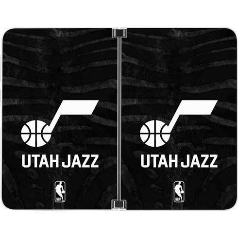 NBA Utah Jazz Black Animal Print Surface Duo Skin