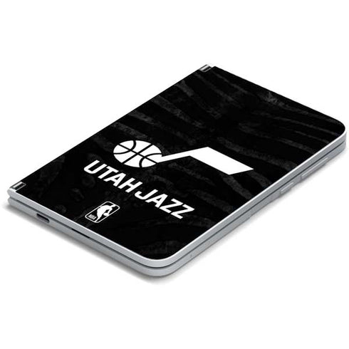 NBA Utah Jazz Black Animal Print Surface Duo Skin
