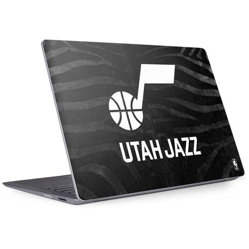 NBA Utah Jazz Black Animal Print Surface Laptop 2 Skin