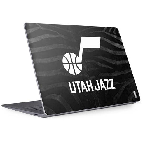 NBA Utah Jazz Black Animal Print Surface Laptop 3 13.5in Skin