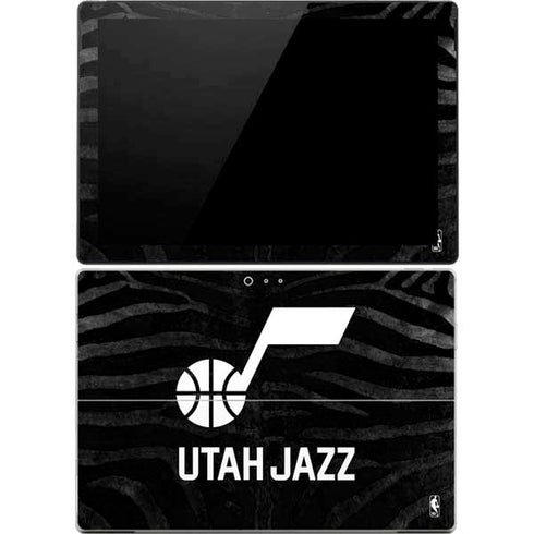 NBA Utah Jazz Black Animal Print Surface Pro 4 Skin