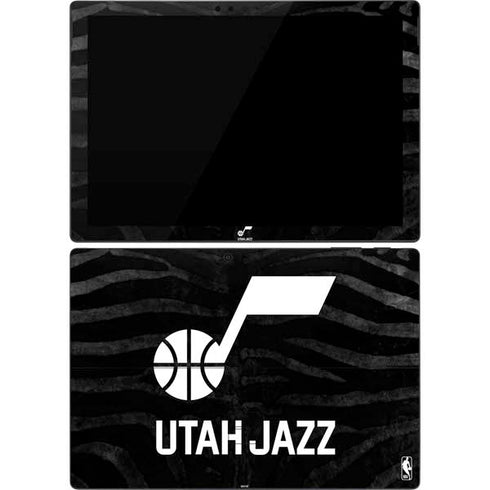 NBA Utah Jazz Black Animal Print Surface Pro 7 Skin