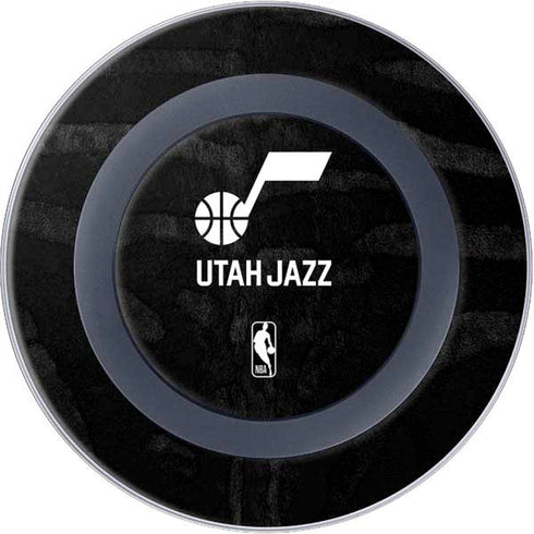 NBA Utah Jazz Black Animal Print Wireless Charger Skin