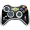 NBA Utah Jazz Black Animal Print Xbox 360 Wireless Controller Skin