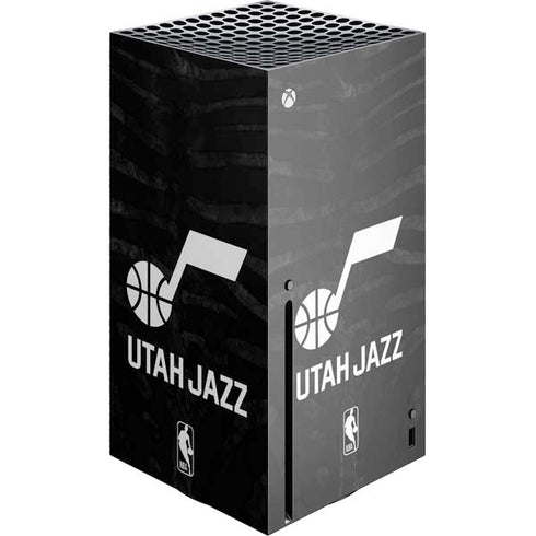 NBA Utah Jazz Black Animal Print Xbox Series X Skins