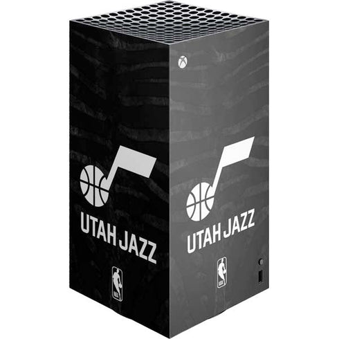 NBA Utah Jazz Black Animal Print XBox Series X Digital Edition Console Skin