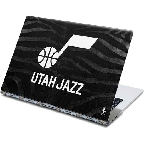 NBA Utah Jazz Black Animal Print Yoga 910 2-in-1 14in Touch-Screen Skin