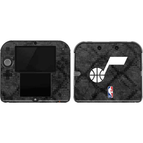 NBA Utah Jazz Black Rust Nintendo 2DS Skin