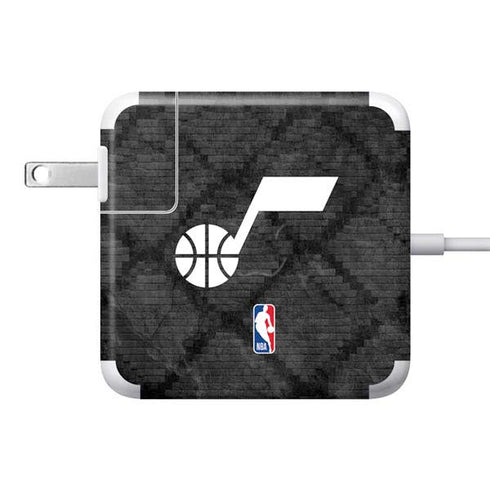 NBA Utah Jazz Black Rust 85W Power Adapter (15 and 17 inch MacBook Pro Charger) Skin