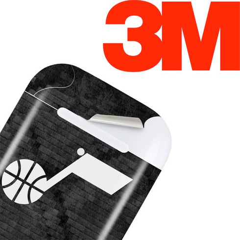 NBA Utah Jazz Black Rust Apple AirPods 2 Skin