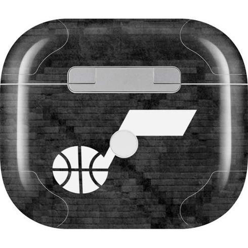 NBA Utah Jazz Black Rust Apple AirPods (3rd Gen 2021) Skin